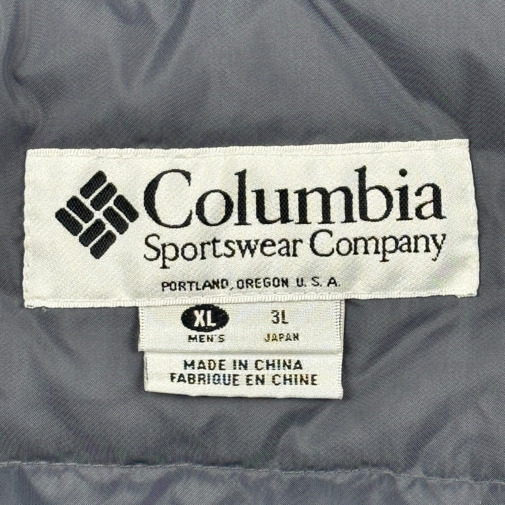 Columbia Jacket Mens‎ XL Purple Full Zip Bomber Outdoor Hiking Puffer Mock Neck - Picture 4 of 14